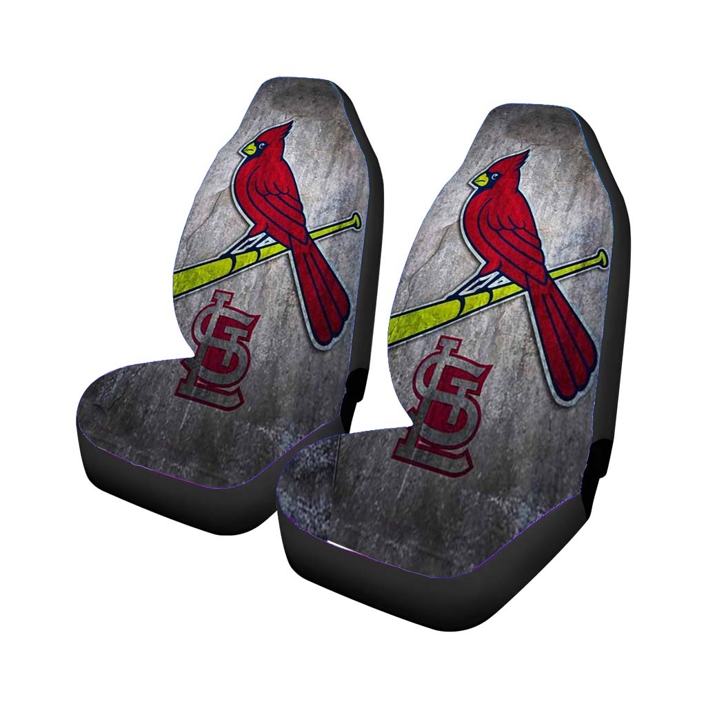 St Louis Cardinals Stone Logo Nfl car Seat Covers