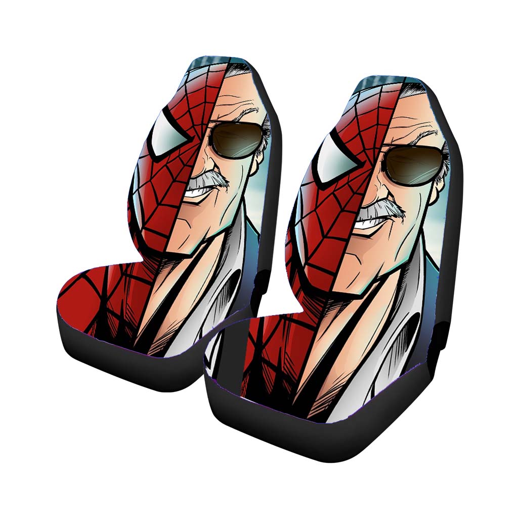 Stan Lee Vs Spider Man car Seat Covers