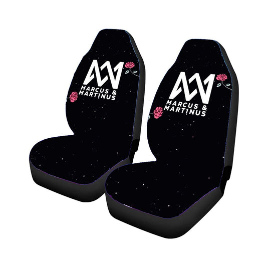 Star Flower Marcus And Martinus White Logo Car Seat Covers Universal Fit