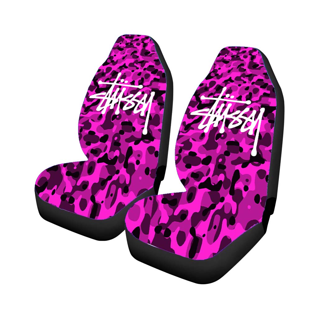 Stussy Bape Camouflage Purple car Seat Covers
