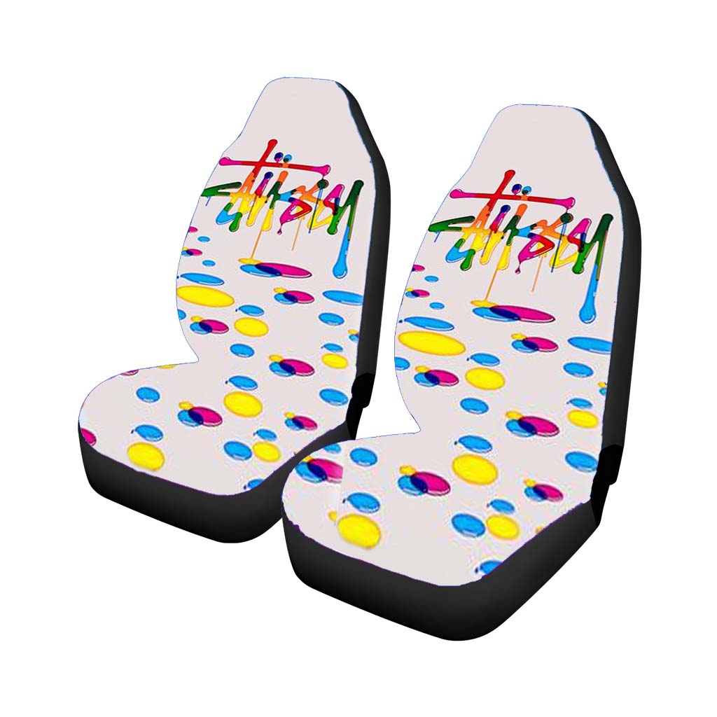 Stussy Drops Of Paint car Seat Covers