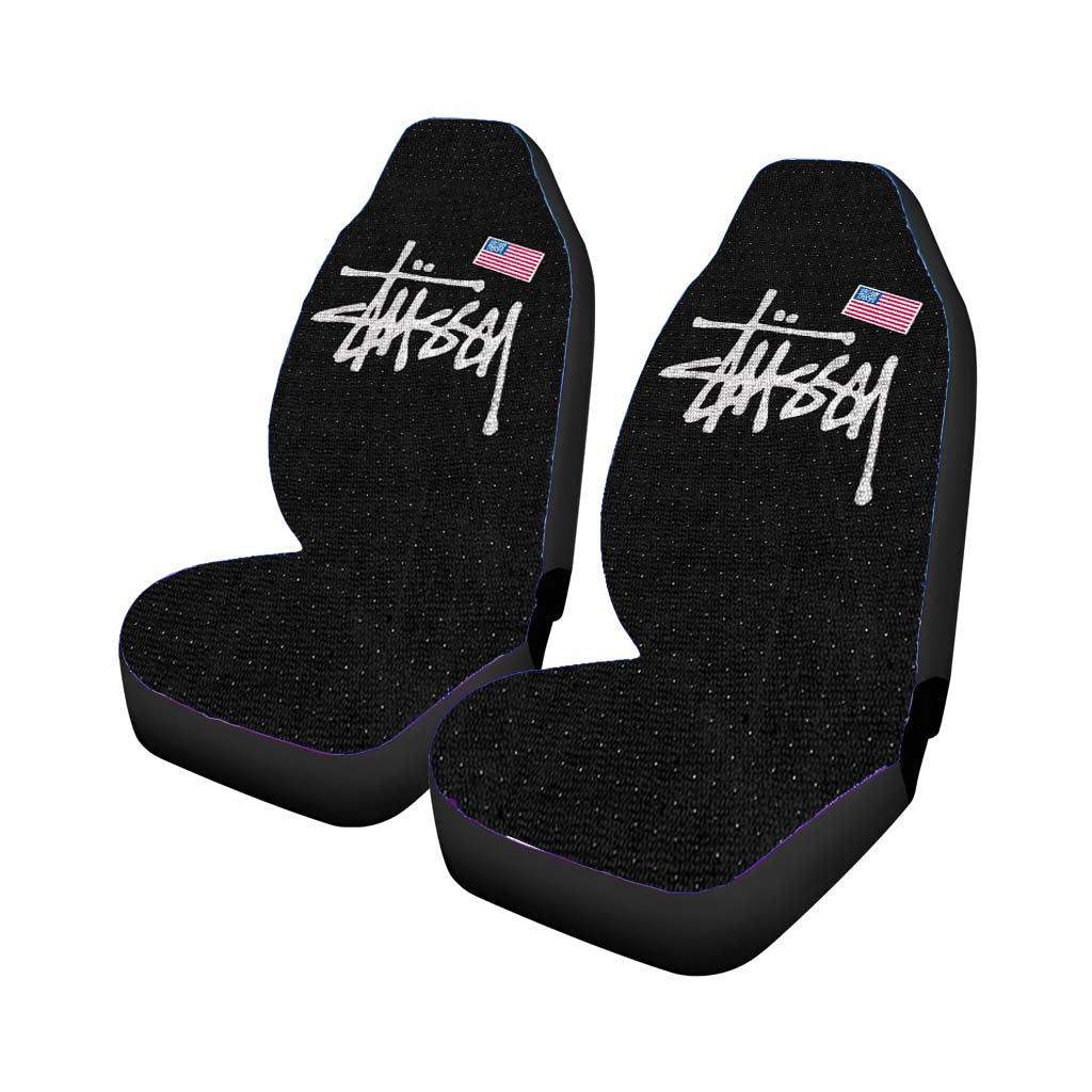 Stussy Us Flag Dots Texture car Seat Covers