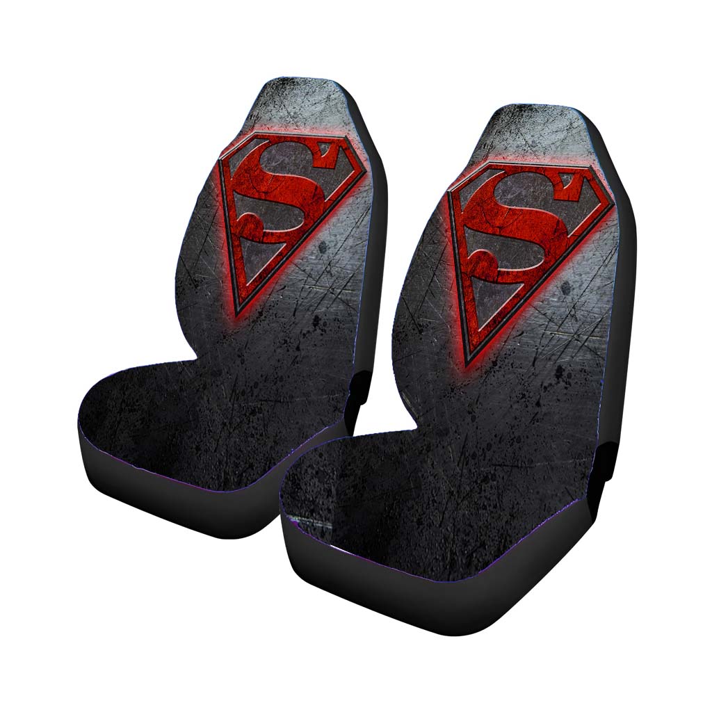 Superman Metal Logo car Seat Covers