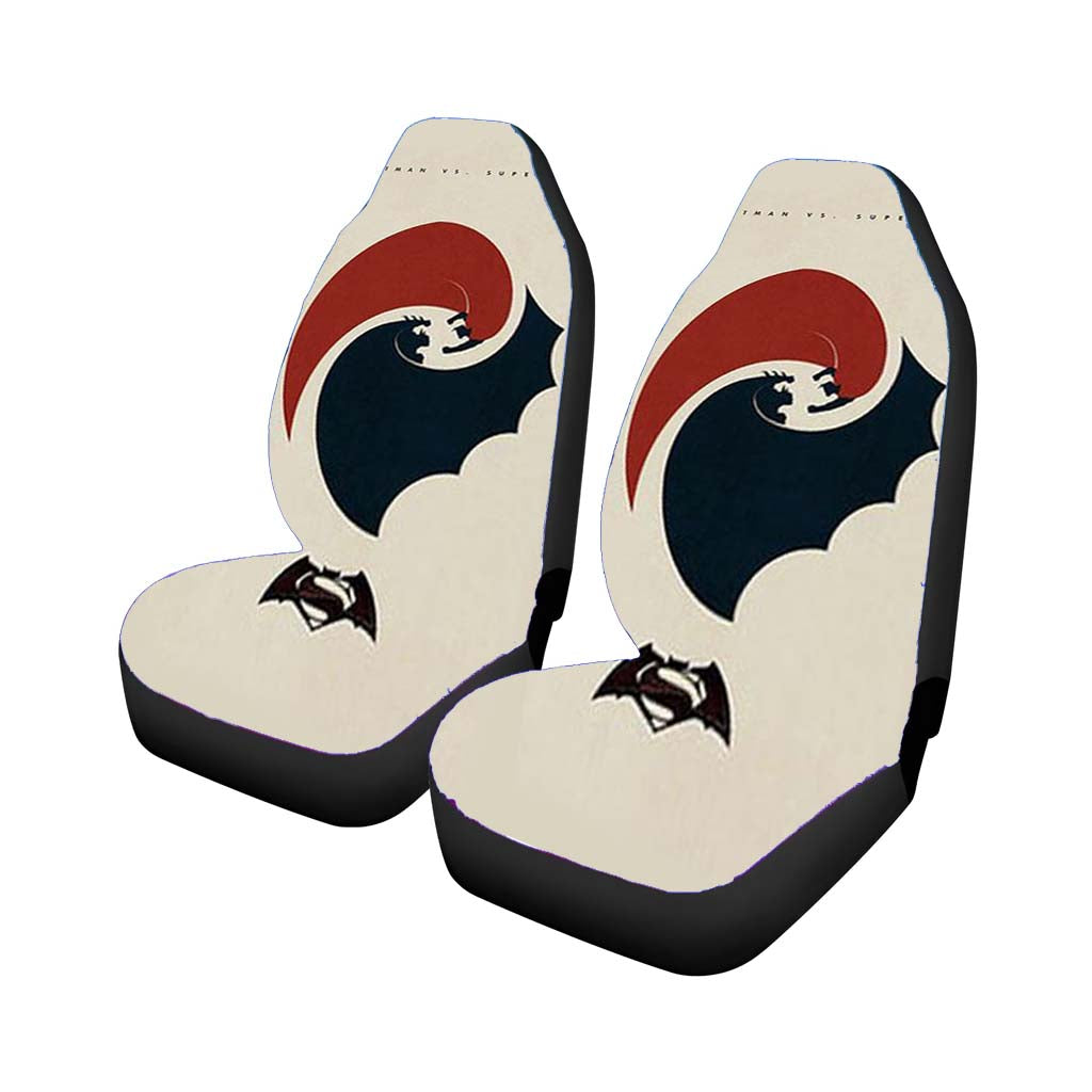 Superman Vs Batman Yin Yang car Seat Covers