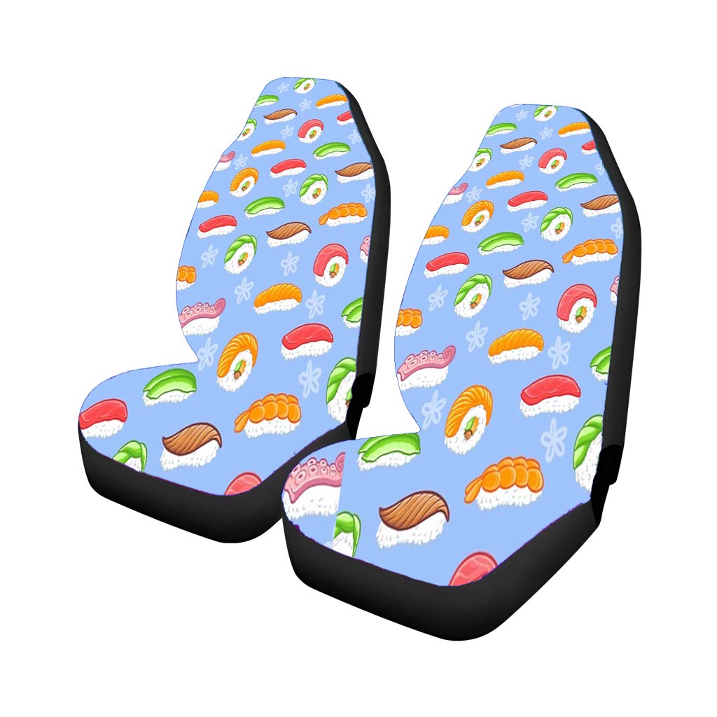 Sushi Blue Pattern car Seat Covers