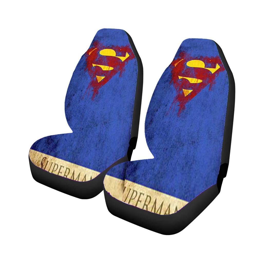 Symbol Superman car Seat Covers