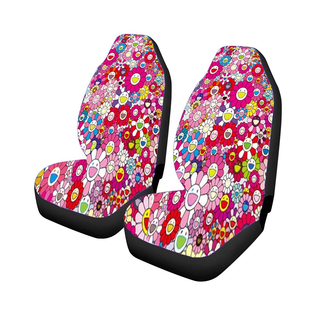 Takashi Murakami Flowers Pink car Seat Covers