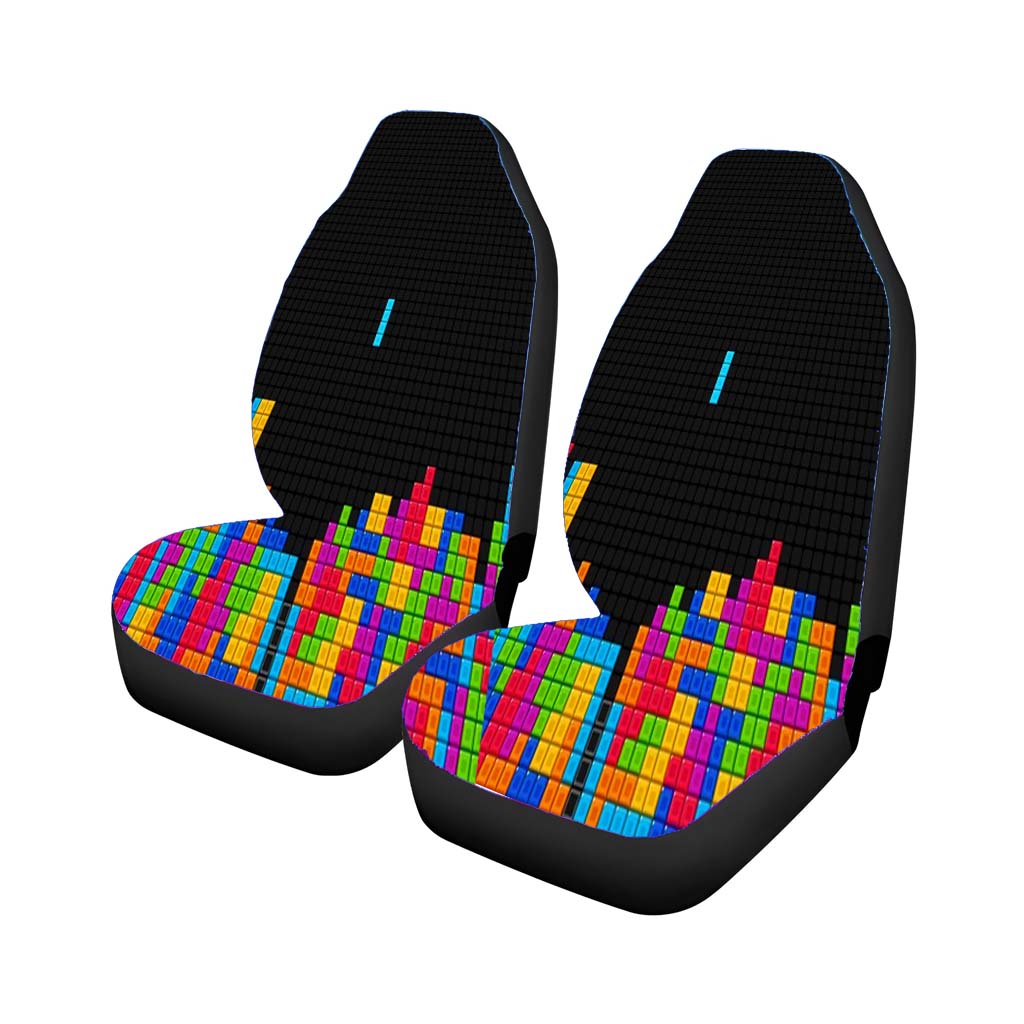 Tetris Video Games Minimalistic car Seat Covers