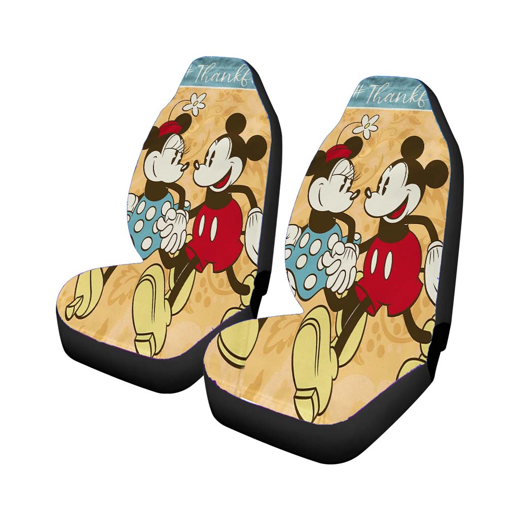 Thanksgiving Mickey & Minnie Autumn car Seat Covers