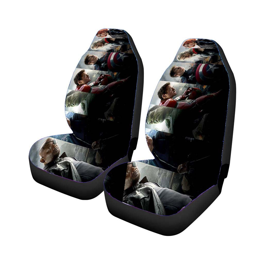 The Avengers Age Of Ultron Team- car Seat Covers