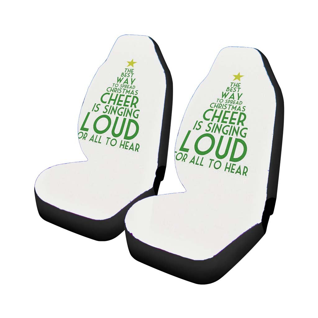 The Best Way To Spread Christmas Cheer - Elf car Seat Covers