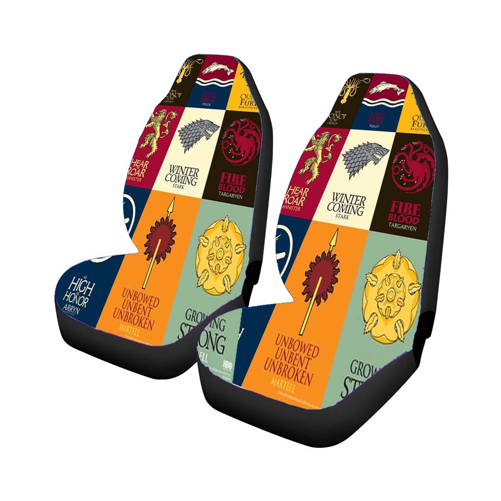 The Collage Houses Game Of Thrones car Seat Covers