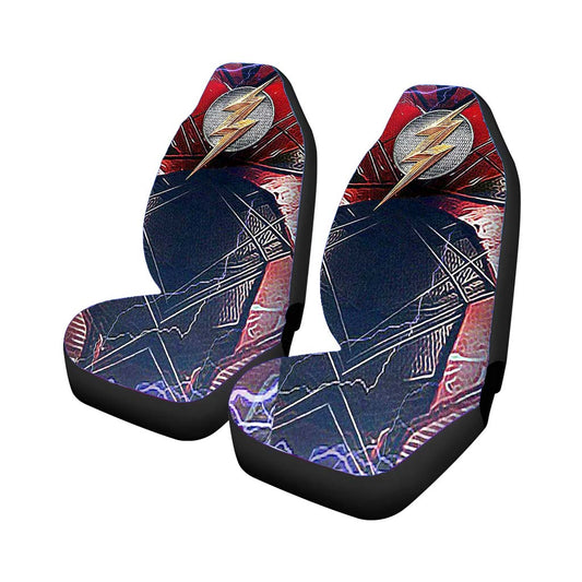 The Flash Chest Logo Car Seat Covers Universal Fit