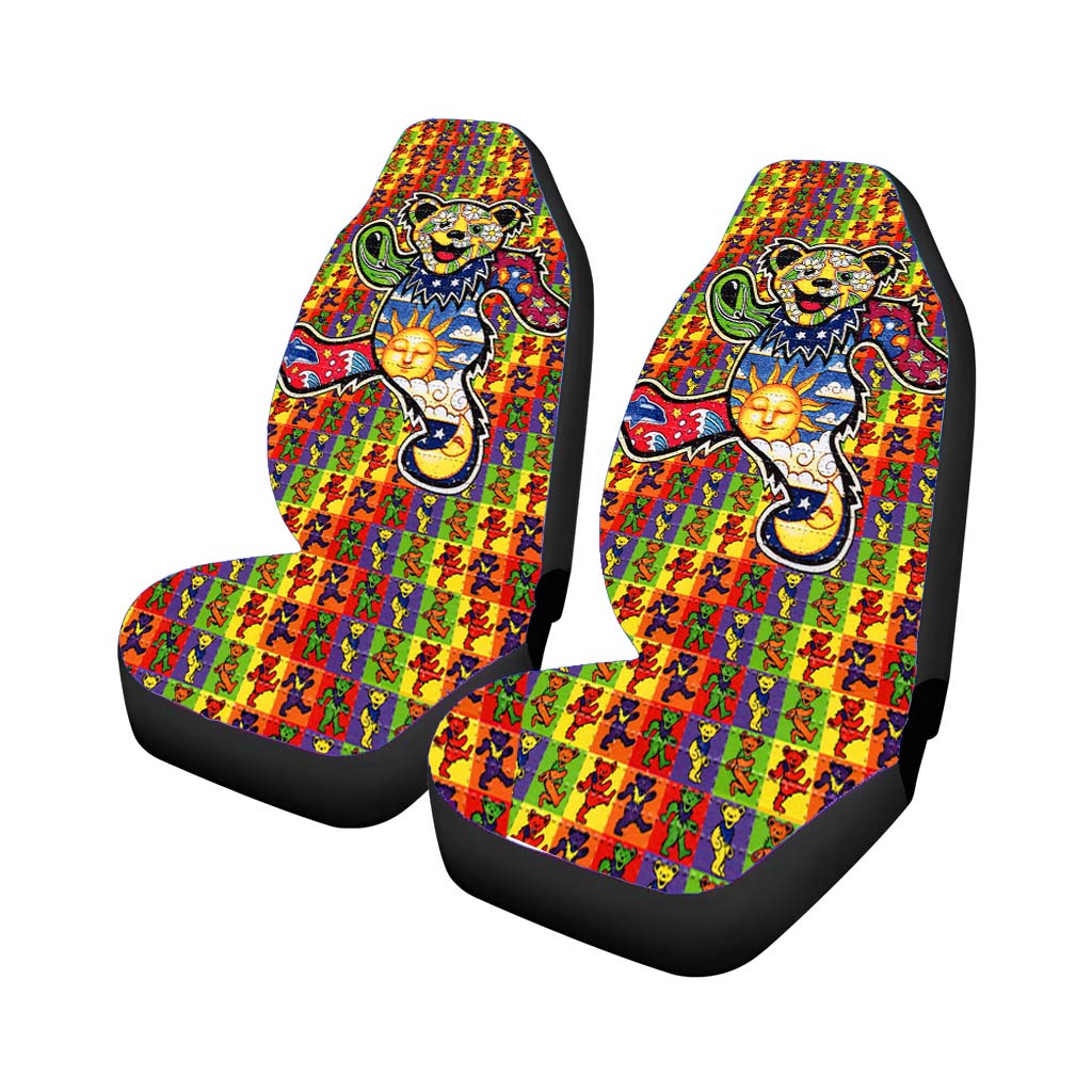 The Grateful Dead Dancing Bear car Seat Covers
