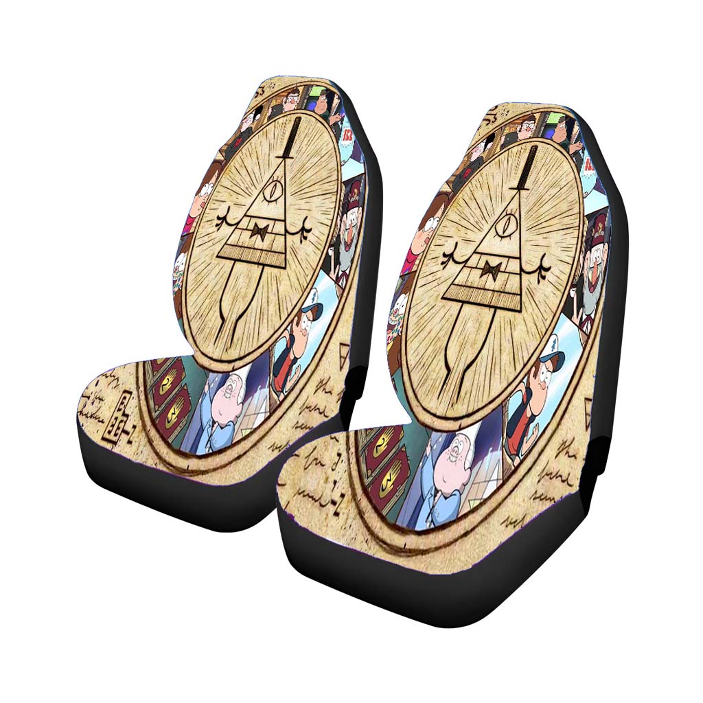 The Gravity Falls Intrigue Triangle Eye Charac car Seat Covers