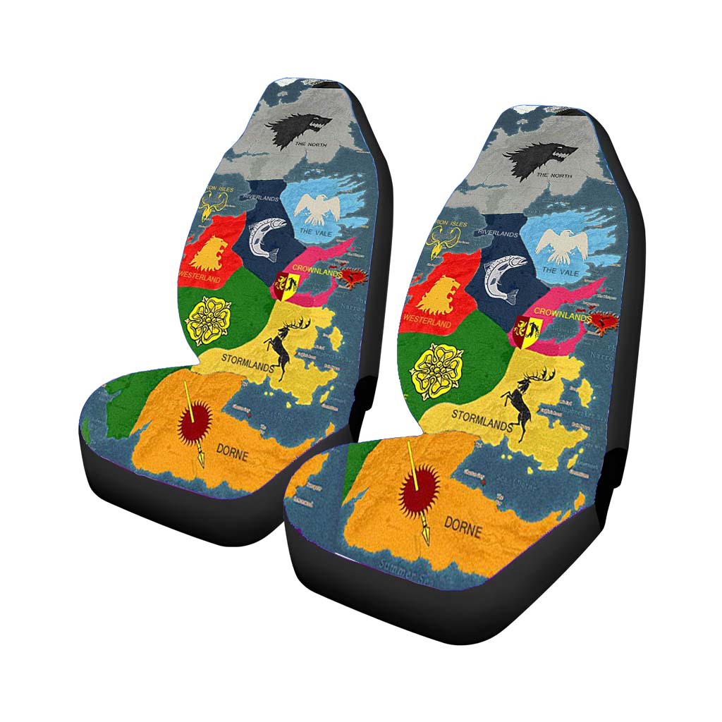 The Map Houses Game Of Thrones car Seat Covers