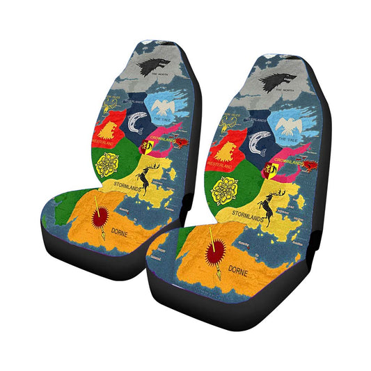 The Map Houses Game Of Thrones Car Seat Covers Universal Fit