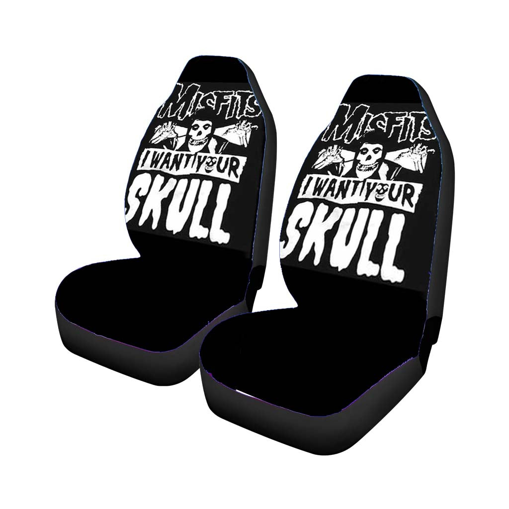 The Misfits Skull car Seat Covers