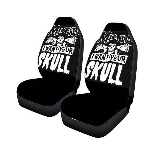 The Misfits Skull Car Seat Covers