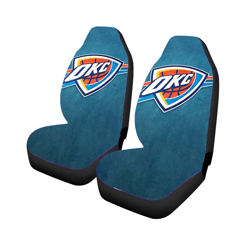 The Oklahoma City Thunder car Seat Covers