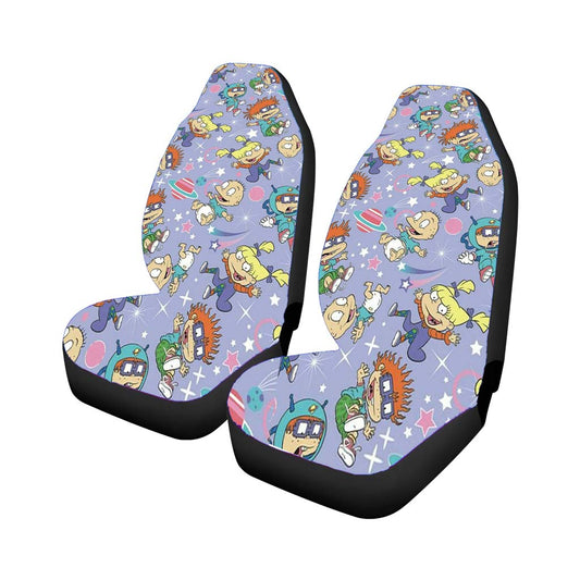 The Rugrats Pattern Acid Galaxy Universal Fit Car Seat Covers