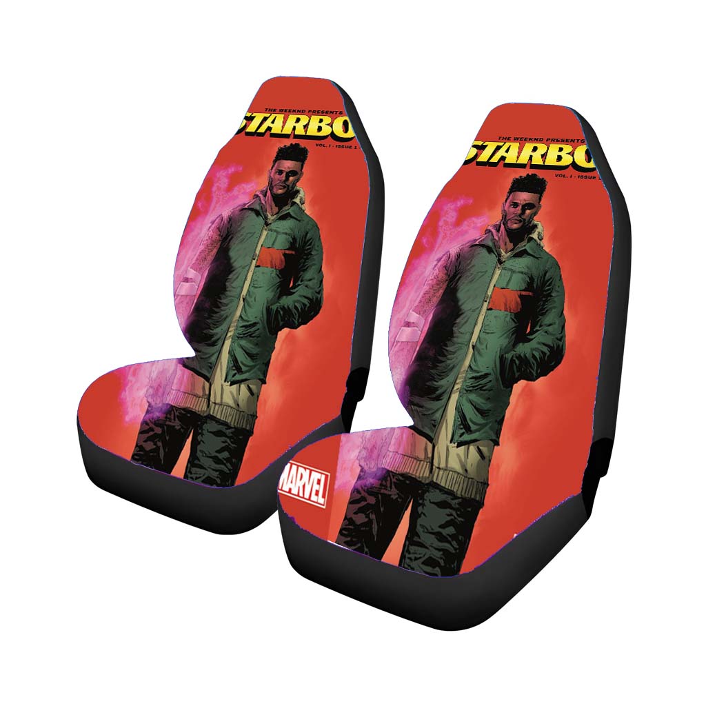 The Weeknd Starboy X Marvel car Seat Covers