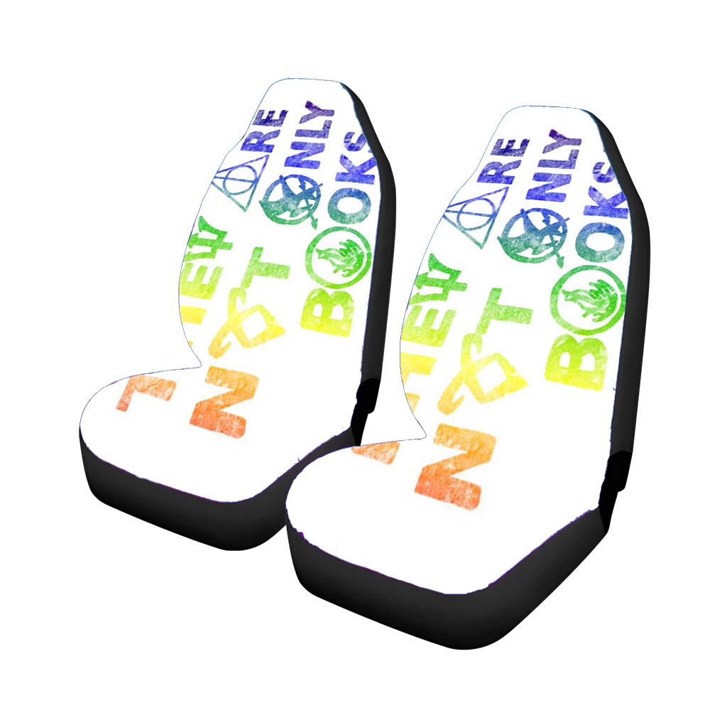 They Are Not Only Books Tie Dye Color car Seat Covers