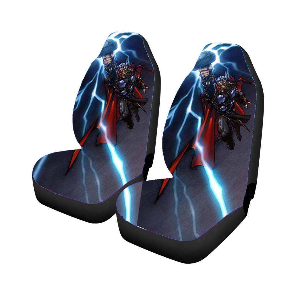 Thor Mighty Lightning God car Seat Covers