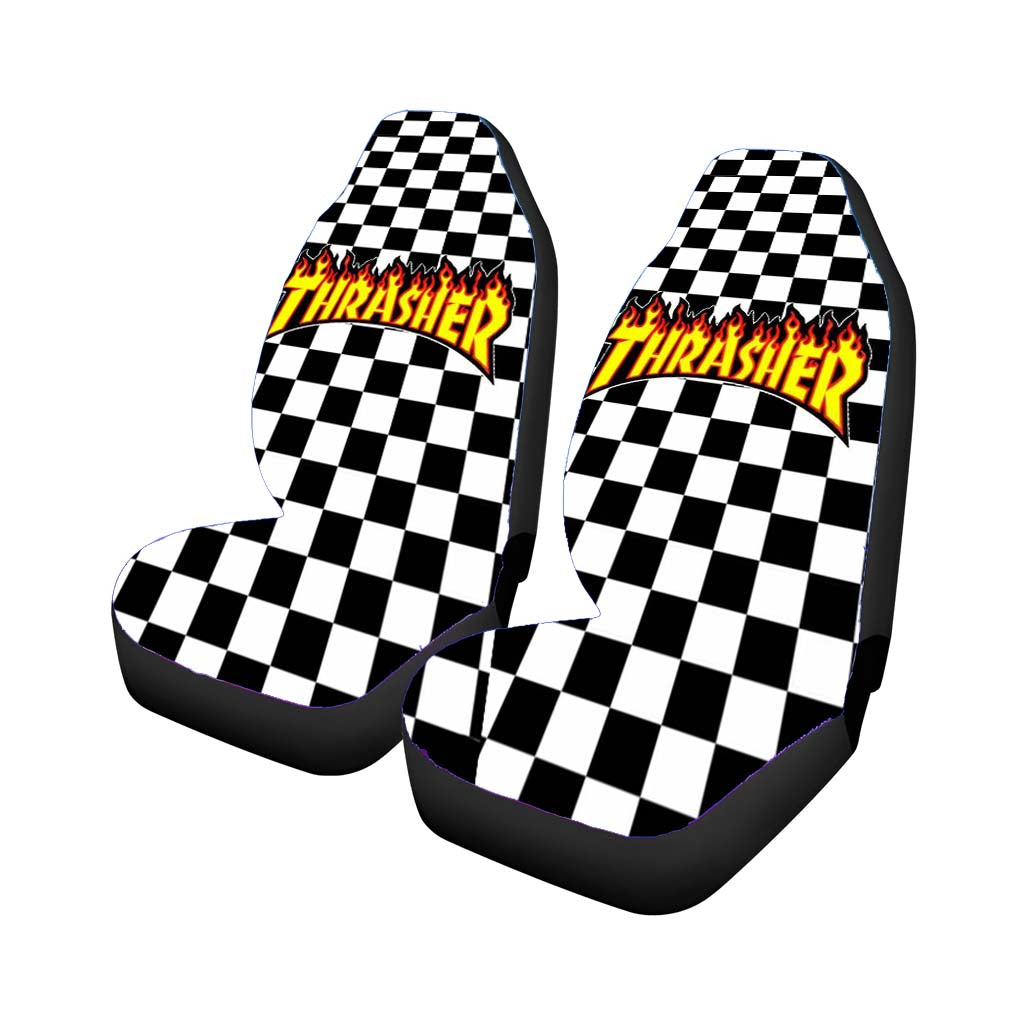 Thrasher Checkerboard car Seat Covers