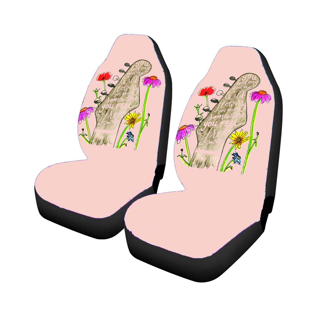 Tom Petty Memorial Heartbreakers You Belong Among The Wild Flowers car Seat Covers