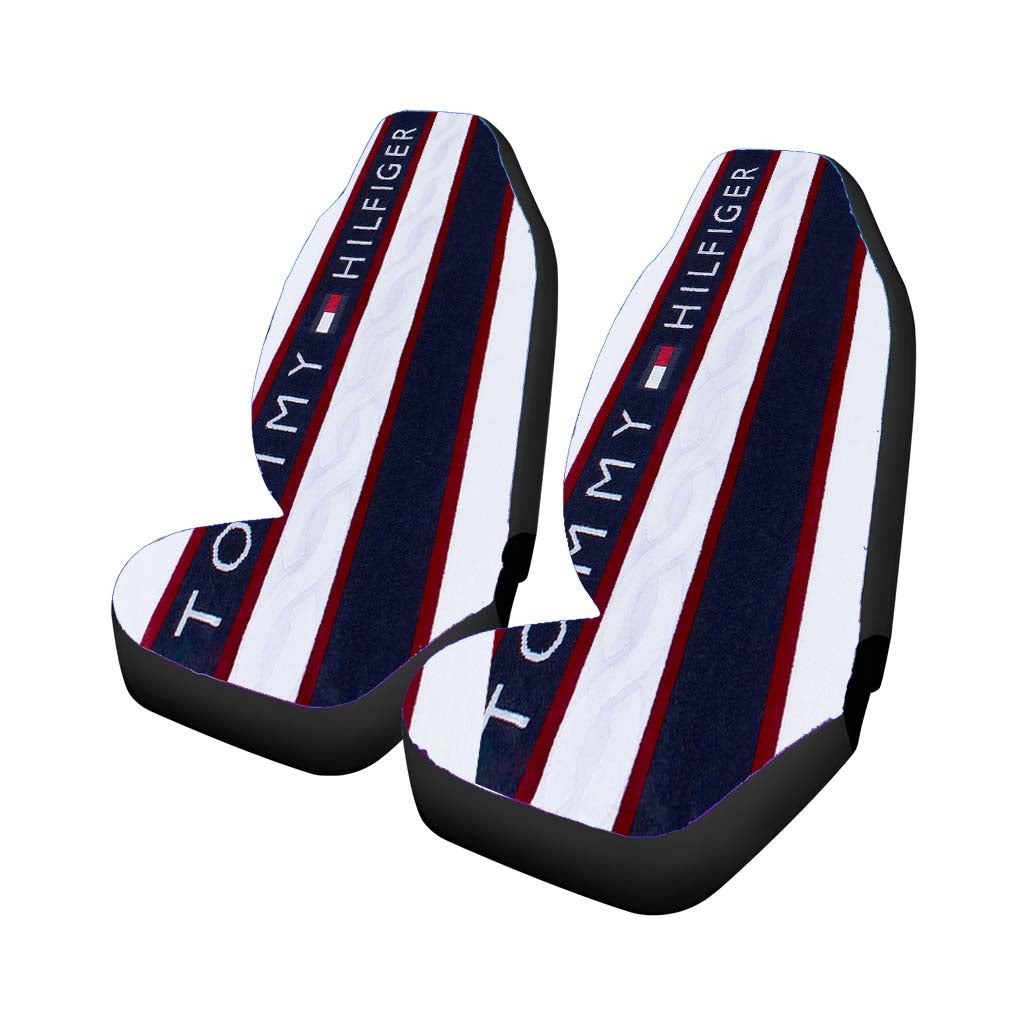 Tommy Hilfiger Logo Fabric Towel Texture car Seat Covers