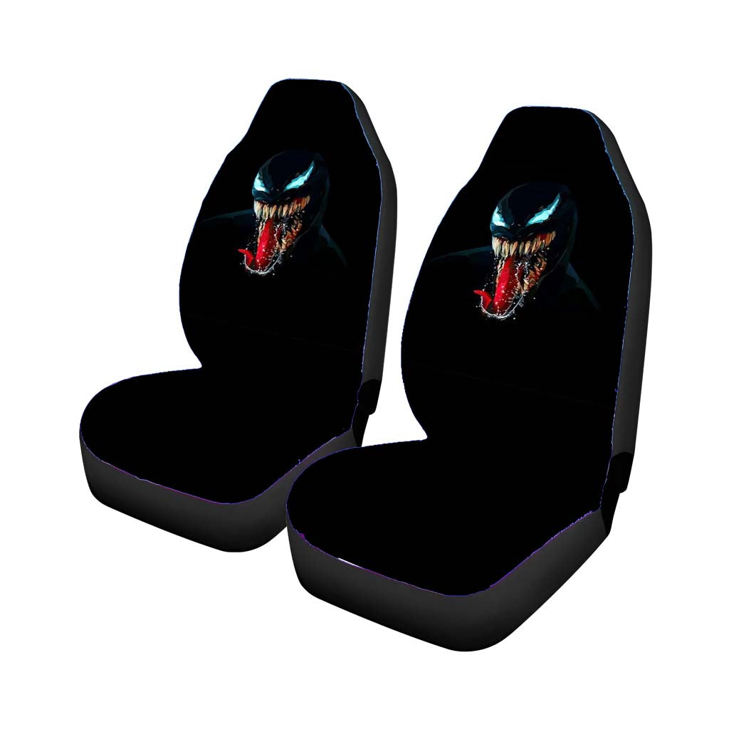 Tongue Black Venom car Seat Covers