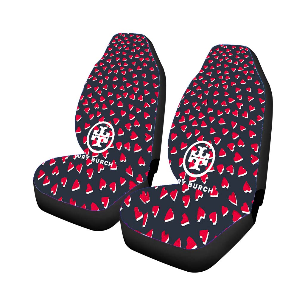 Tory Burch Valentine Days Heart Pattern Wallpaper car Seat Covers