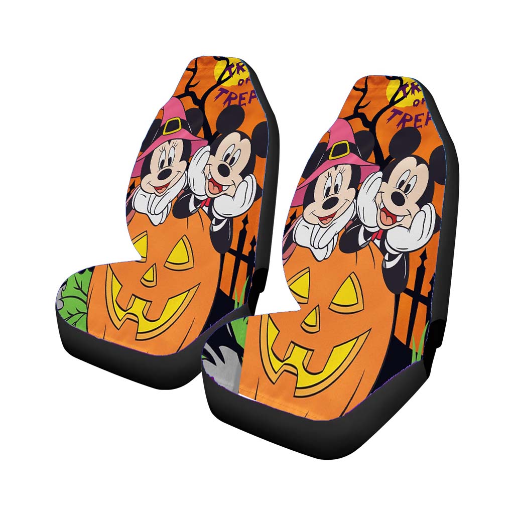 Trick Or Treat Mickey And Minnie car Seat Covers