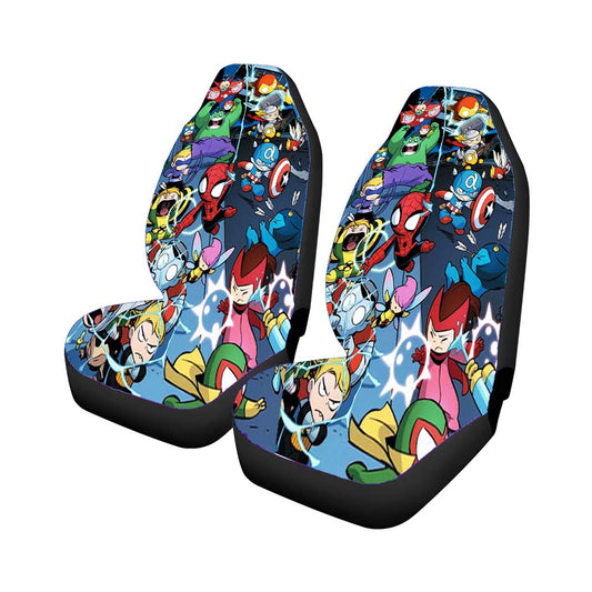Tsum Tsum Marvel War Car Seat Covers Universal Fit