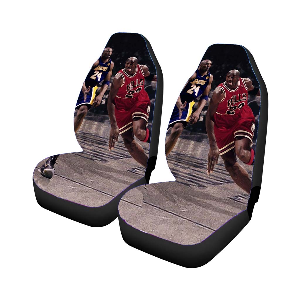 Two Legend Jordan Vs Kobe Nba car Seat Covers