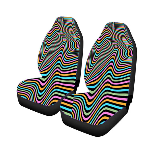 Tyler Spangler Abstract Color Shape Illusions Minimalist Wallpaper Car Seat Covers Universal Fit