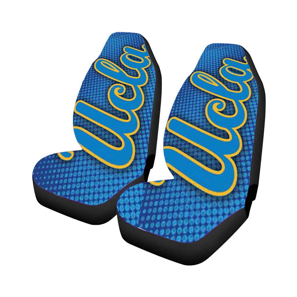 Ucla Bruins Halftone Blue car Seat Covers