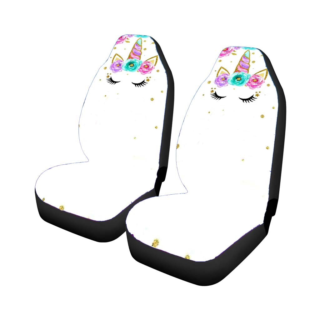 Unicorn Art Birthday car Seat Covers