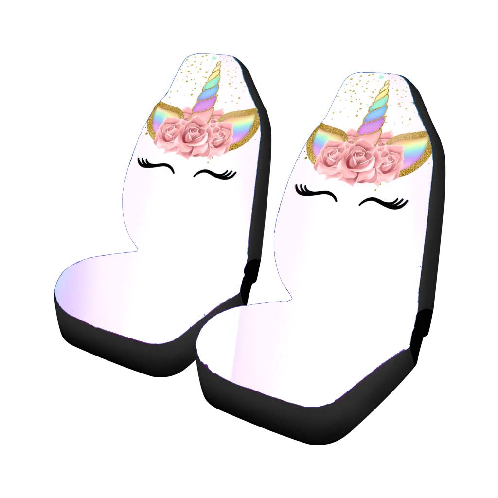 Unicorn Clip Art car Seat Covers