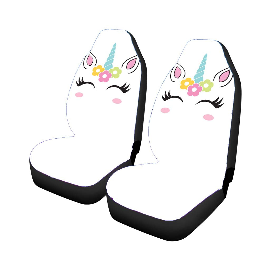 Unicorn Clip Art 2 car Seat Covers