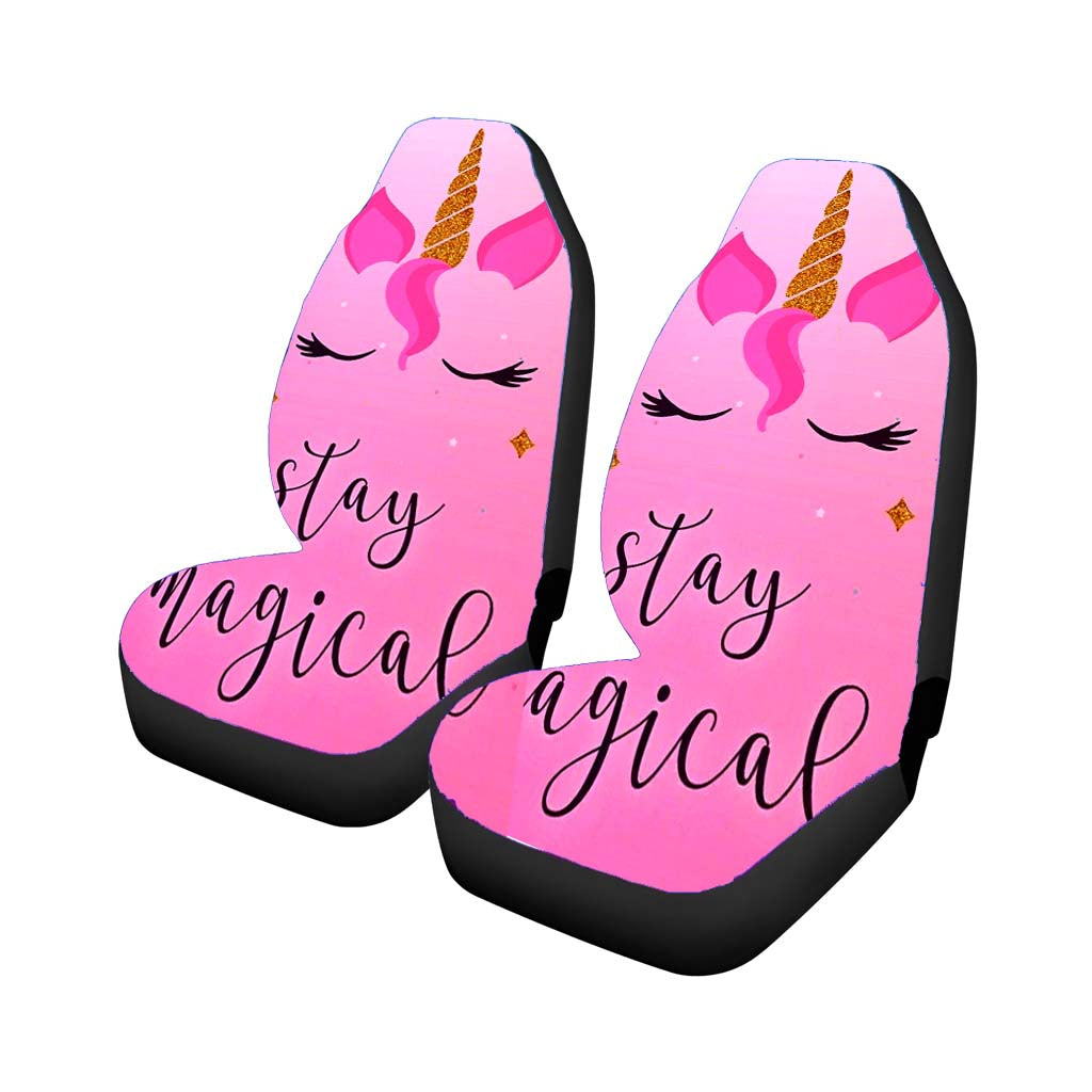Unicorn Clip Art Stay Magical car Seat Covers