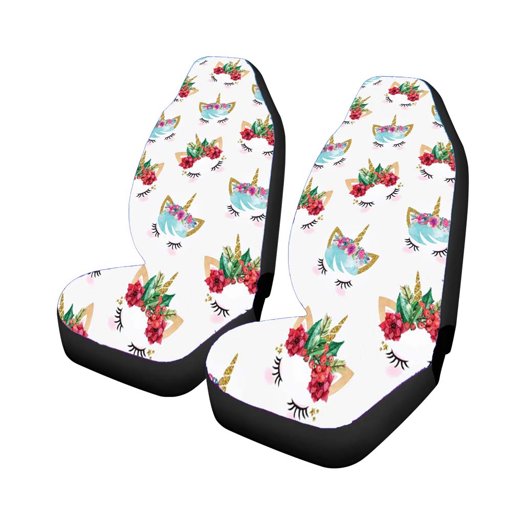 Unicorn Face Pattern car Seat Covers