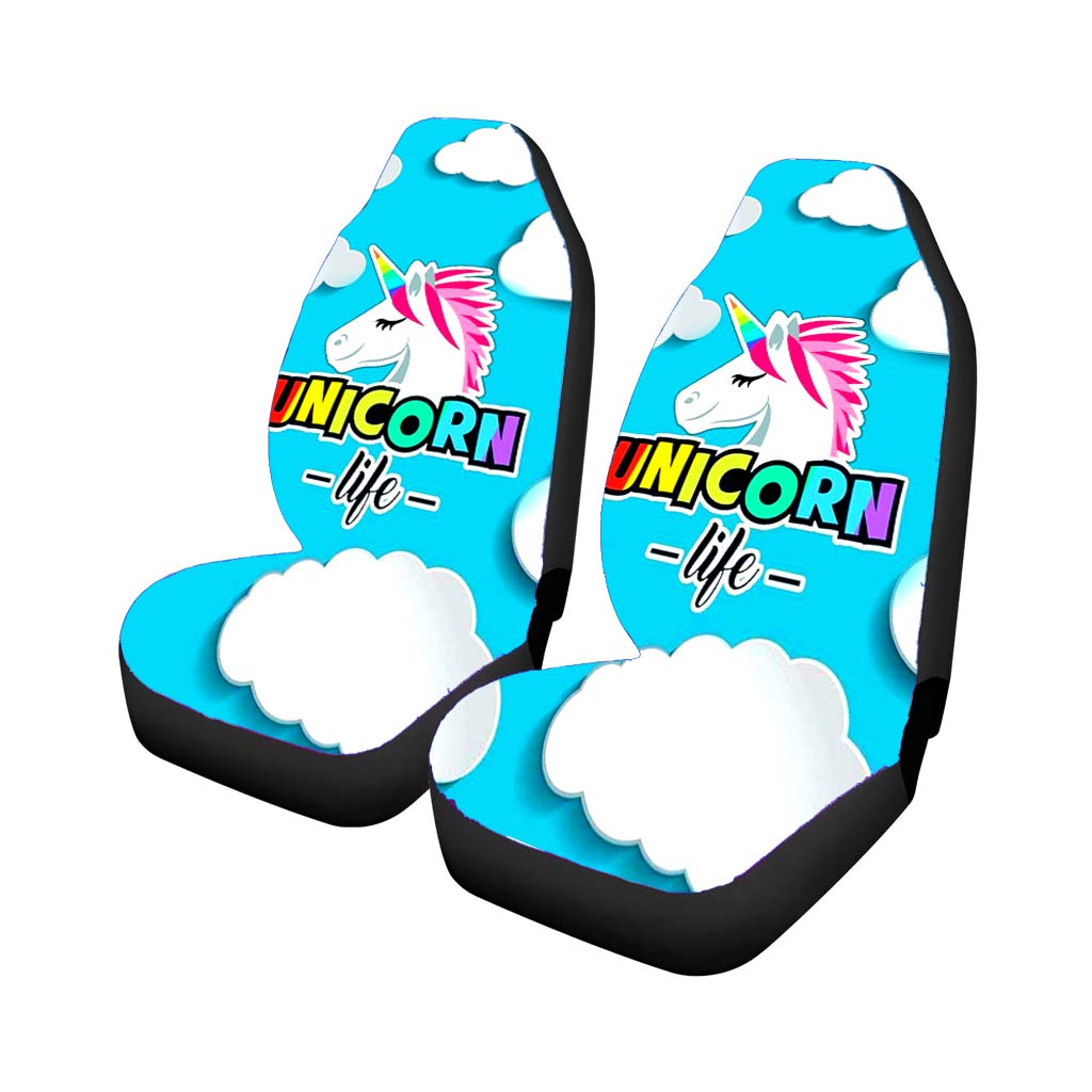 Unicorn Life Rainbow And Cloud car Seat Covers