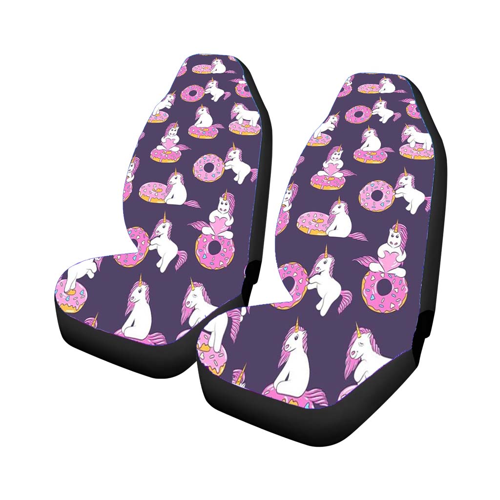 Unicorn Magic Donat Pattern car Seat Covers
