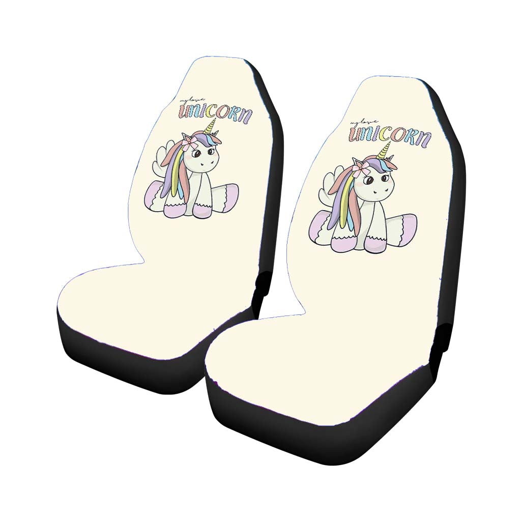 Unicorn Pink car Seat Covers