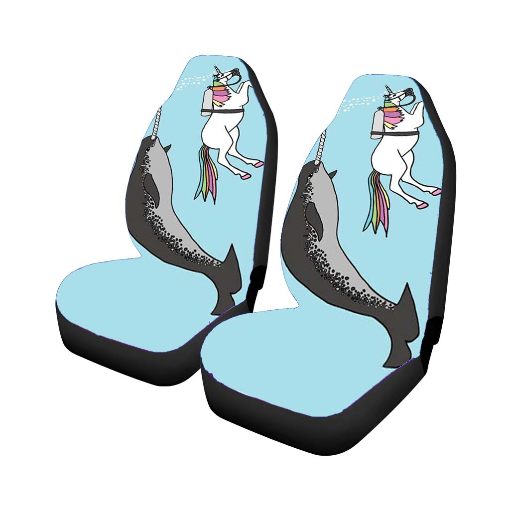 Unicorn Swimming car Seat Covers