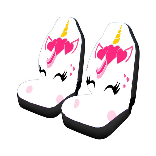 Unicorn Valentine Clip Art Car Seat Covers Universal Fit