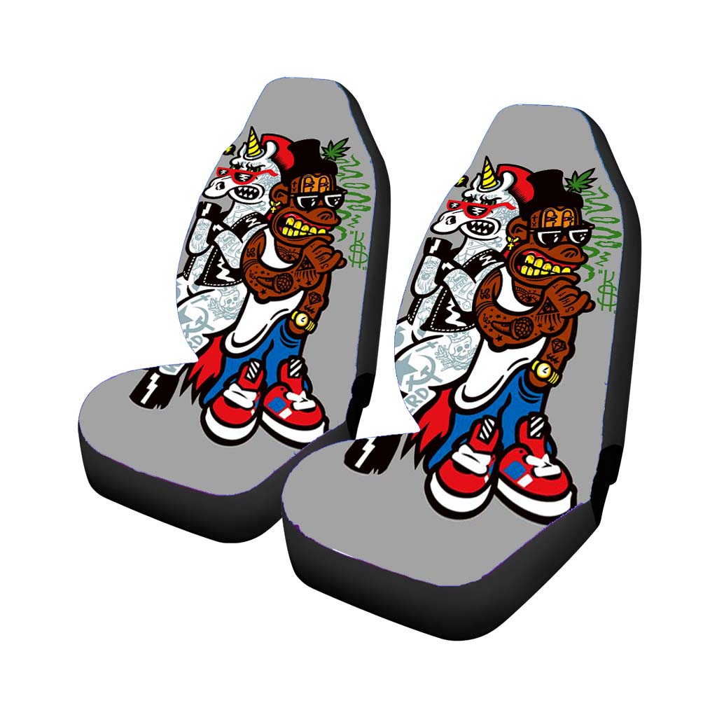 Unicorns Tattoos And Friends Dollar car Seat Covers