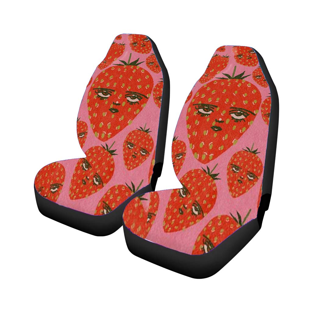 Unimpressed Strawberry car Seat Covers